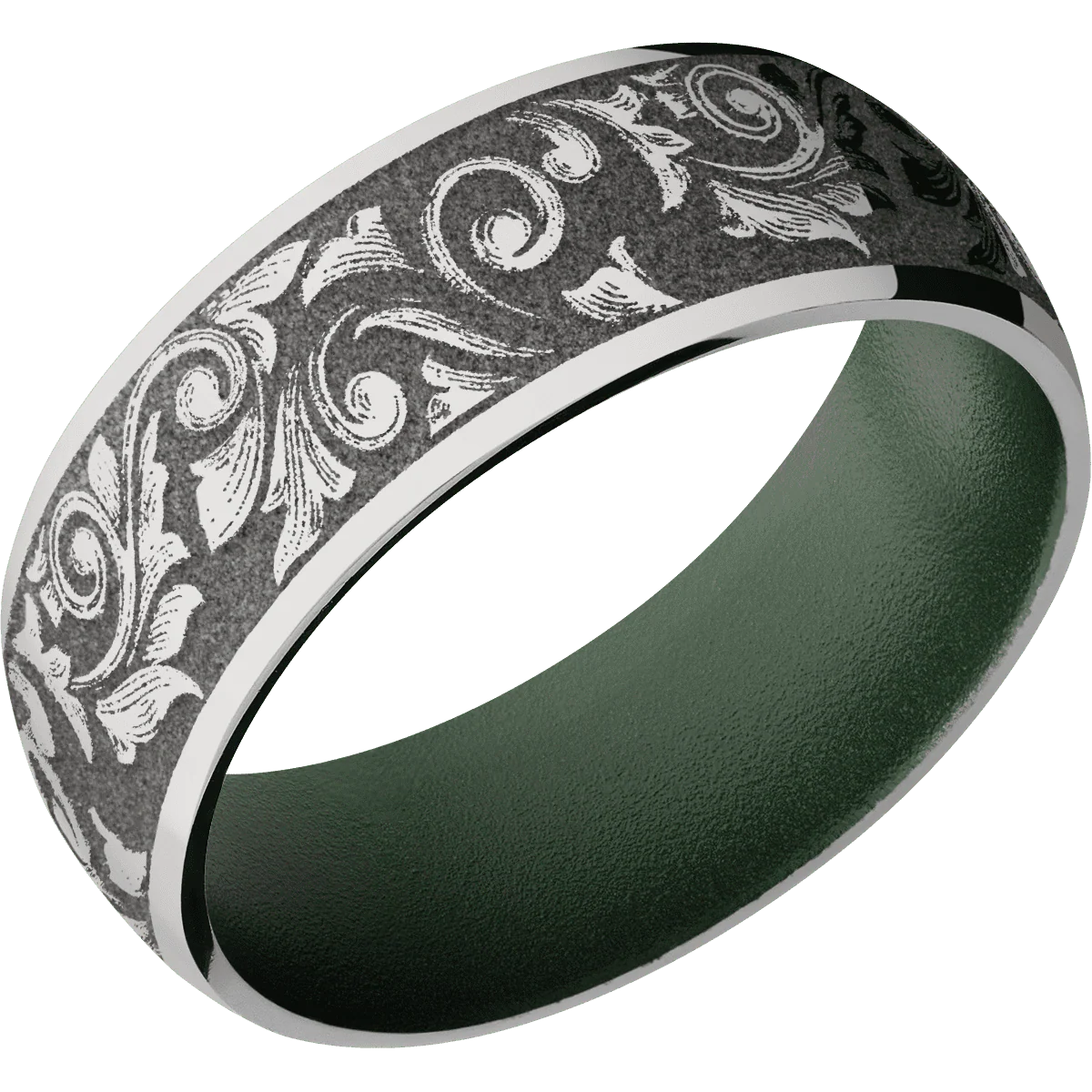 Titanium + Polish Finish + Highland Green - Image 2
