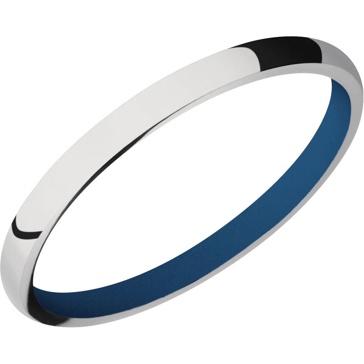 Titanium + Polish Finish + Ridgeway Blue - Image 2