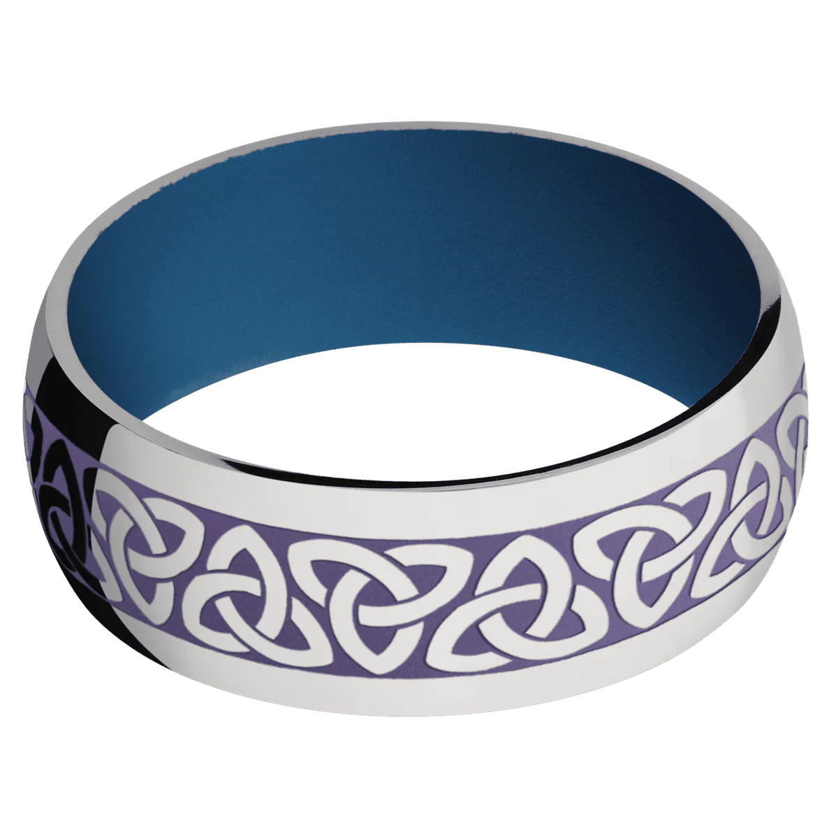 Titanium + Polish Finish + Ridgeway Blue - Image 3