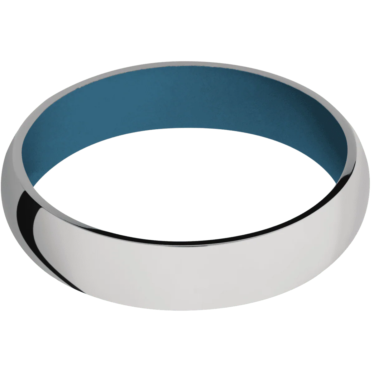 Titanium + Polish Finish + Royal Blue - Image 3