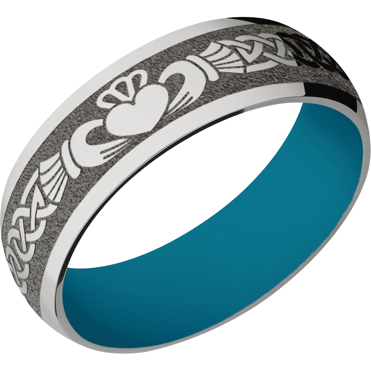 Titanium + Polish Finish + Sea Blue - Image 2