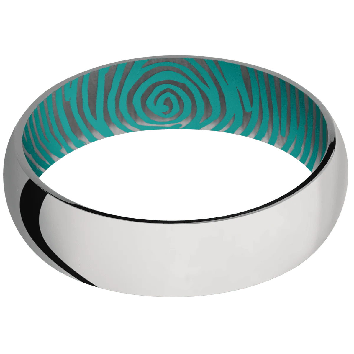 Titanium + Polish Finish + Teal - Image 3
