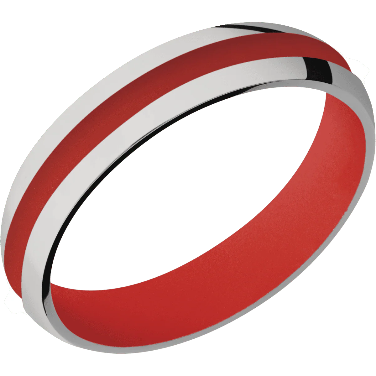 Titanium + Polish Finish + USMC Red - Image 2