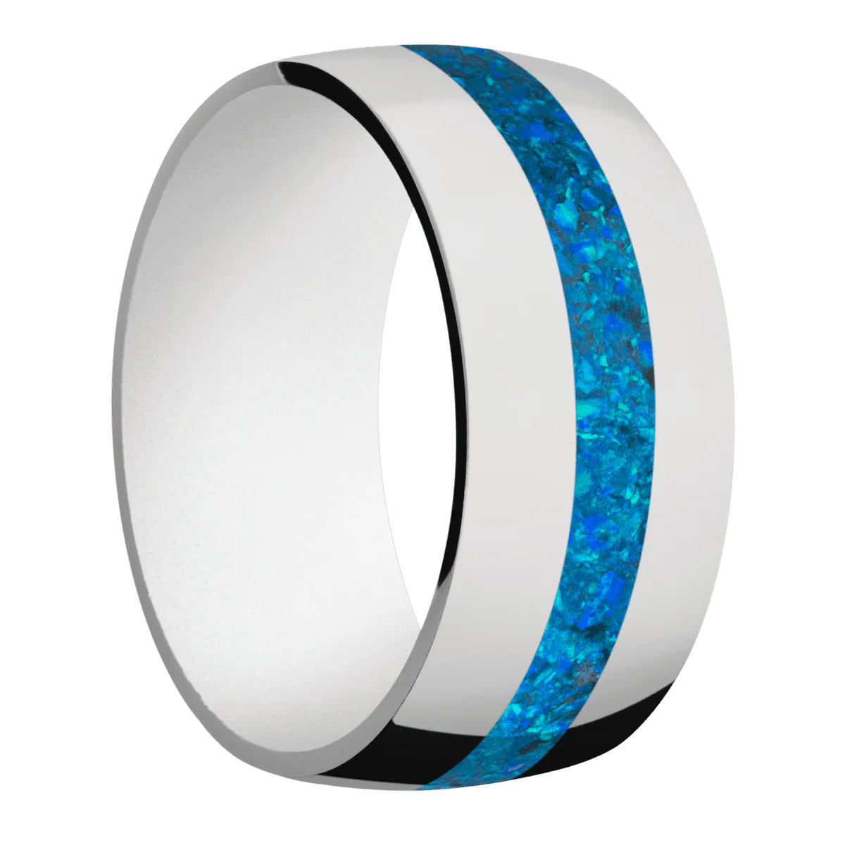 Titanium + Polish Finish + Your Color