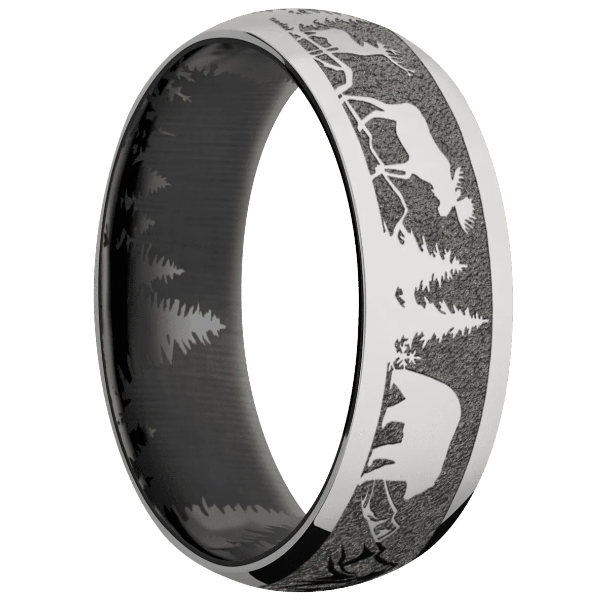 Titanium + Polish Finish + Zirconium