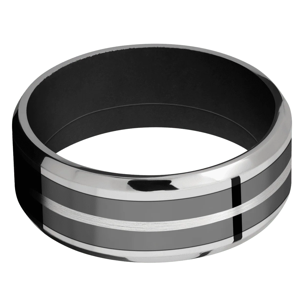 Titanium + Polish , Polish Finish + Black - Image 3