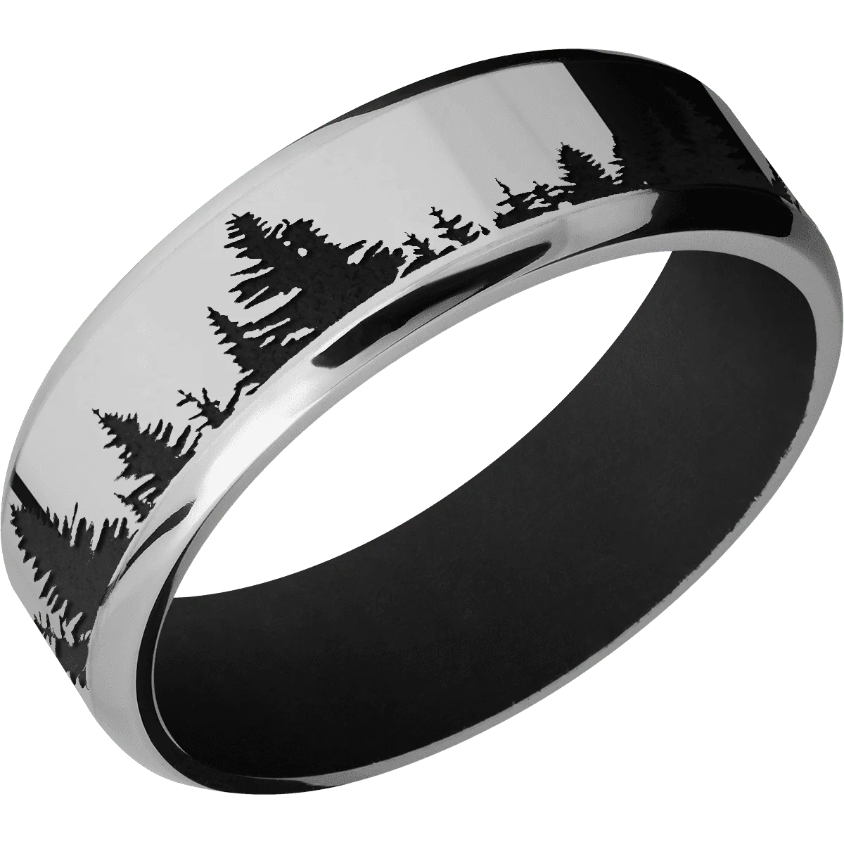 Titanium + Polish , Polish Finish + Black - Image 2
