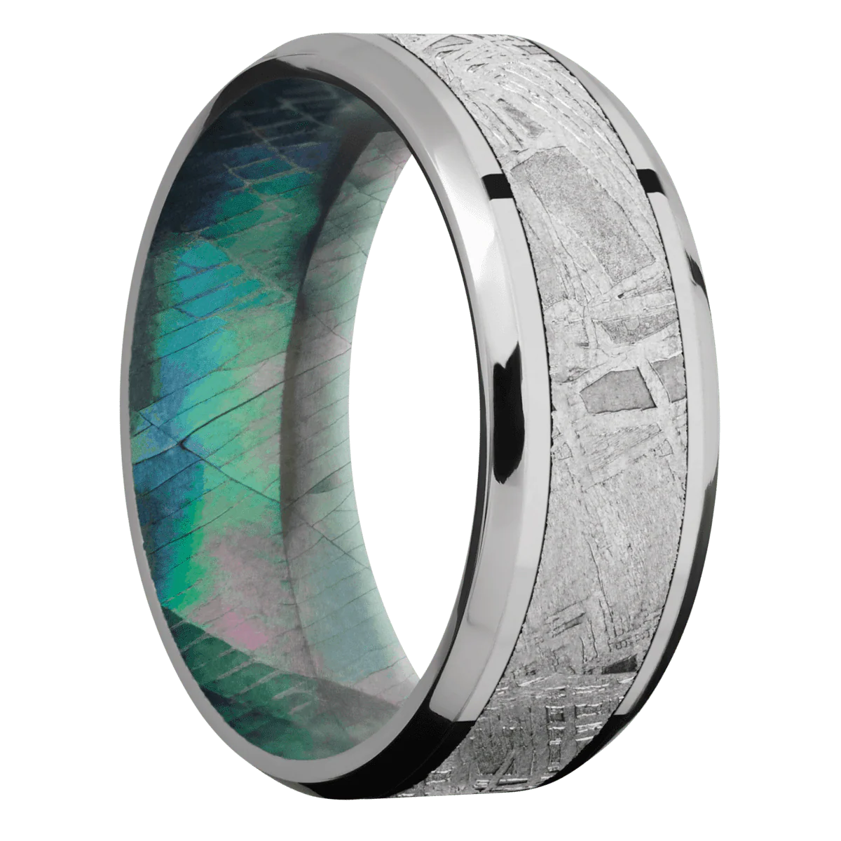Titanium + Polish , Polish Finish + Black Mother of Pearl
