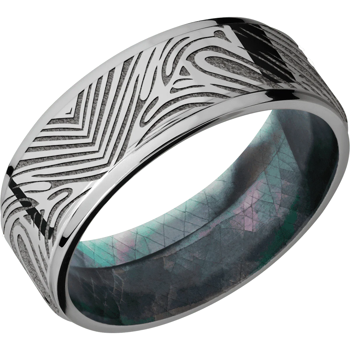 Titanium + Polish , Polish Finish + Black Mother of Pearl - Image 2