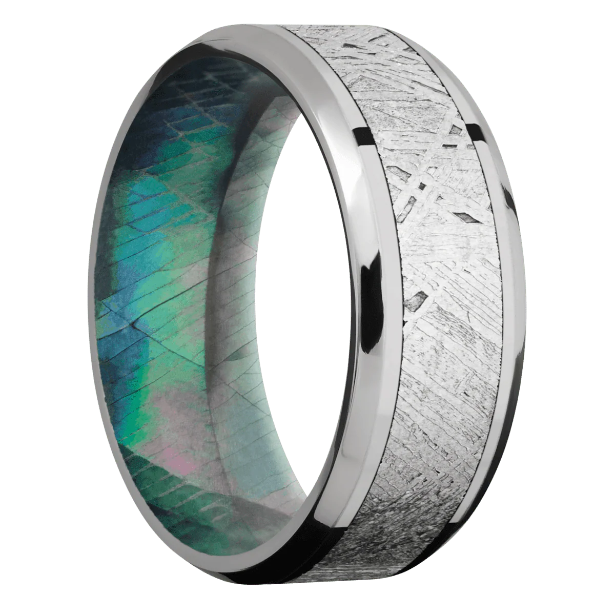 Titanium + Polish , Polish Finish + Black Mother of Pearl
