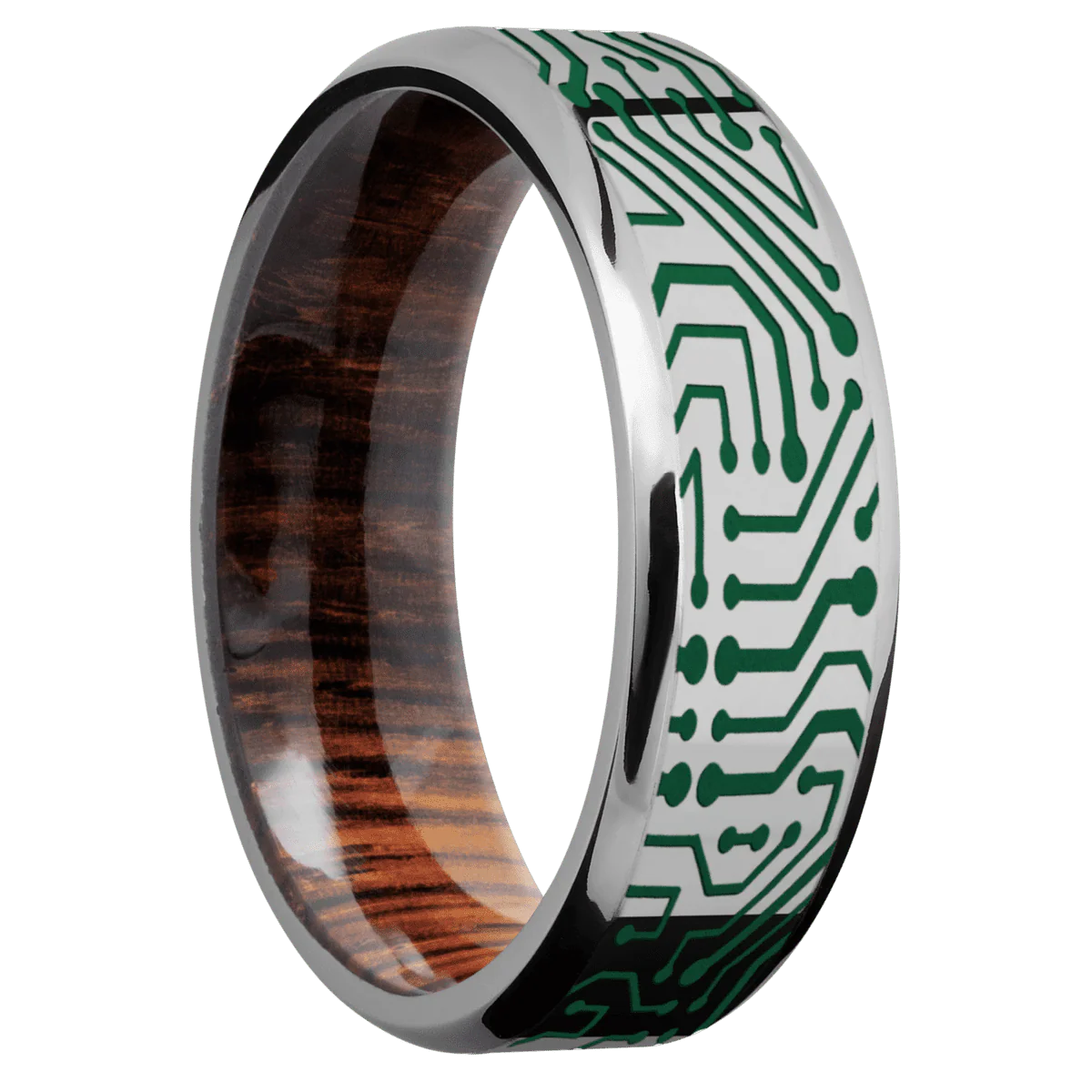 Titanium + Polish , Polish Finish + Cocobolo