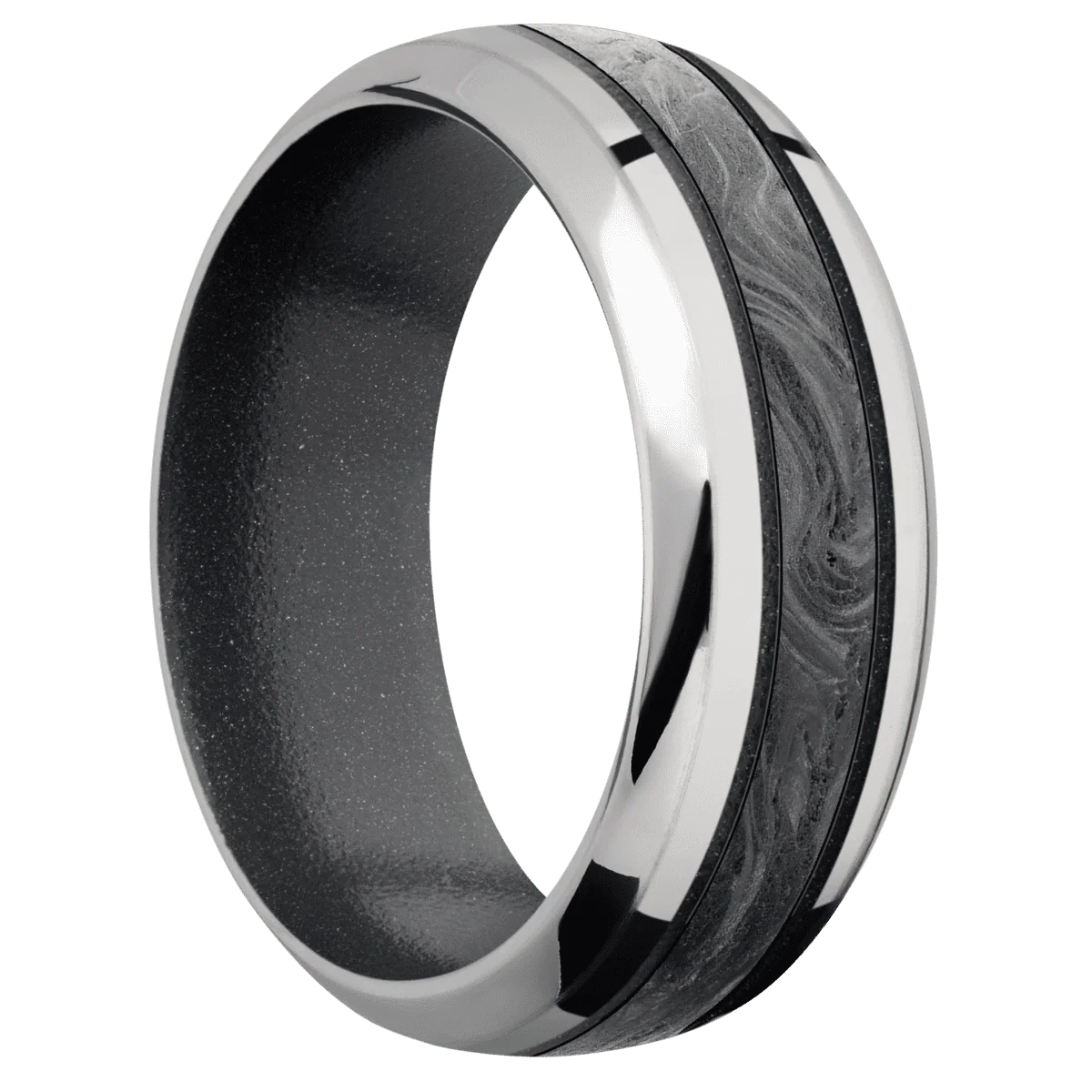 Titanium + Polish , Polish Finish + Dark Grey