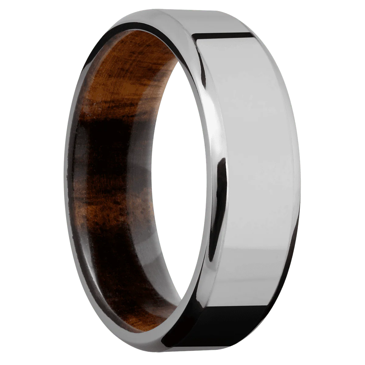 Titanium + Polish , Polish Finish + Desert Iron Wood