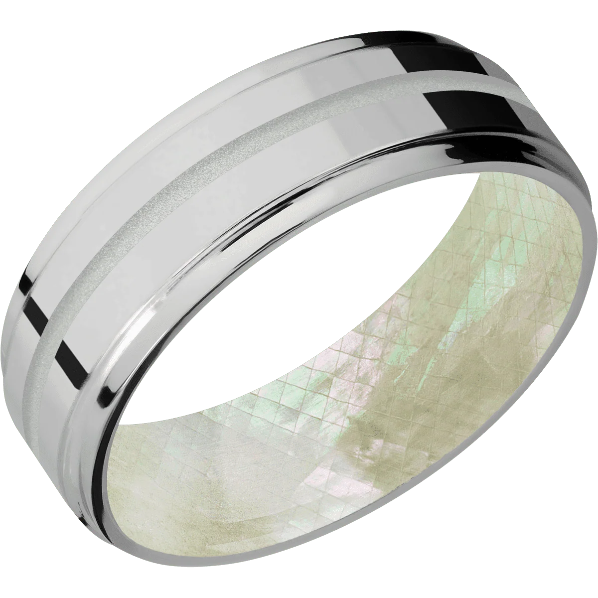 Titanium + Polish , Polish Finish + Freshwater Mother of Pearl - Image 2