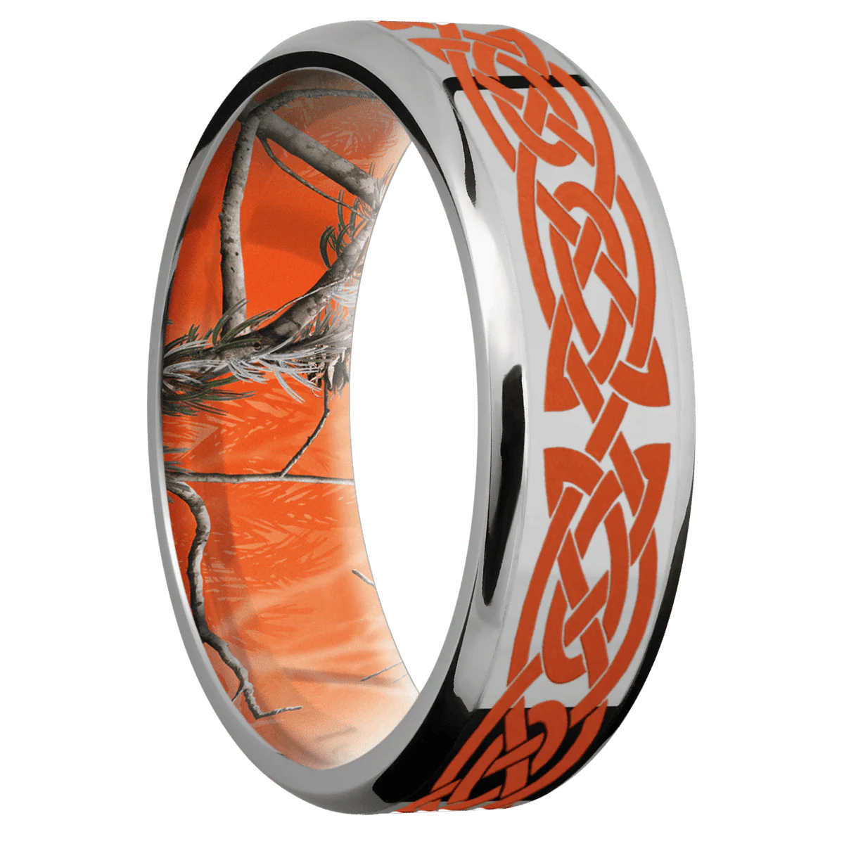 Titanium + Polish , Polish Finish + RealTree APC Orange
