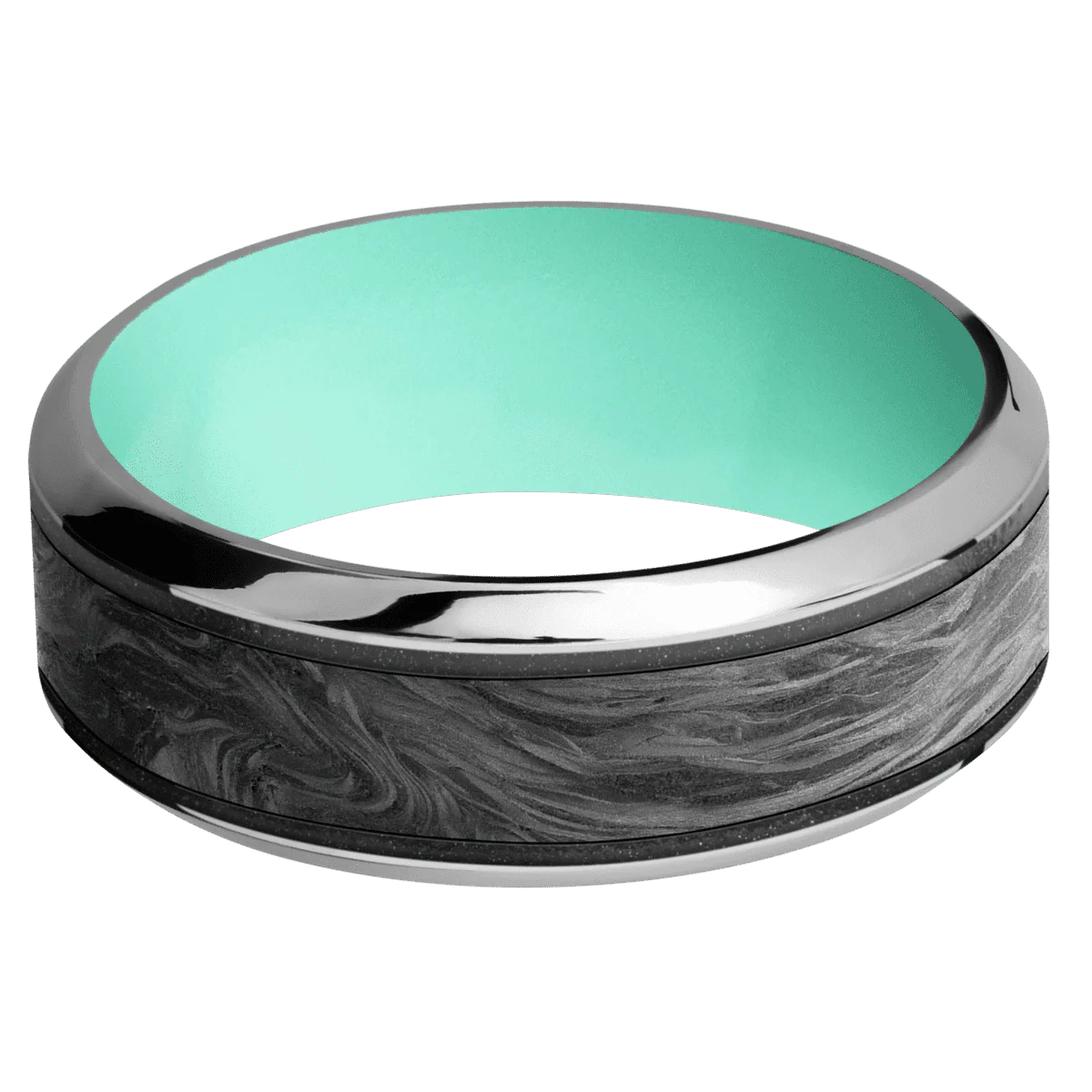 Titanium + Polish , Polish Finish + Robins Egg Blue - Image 3
