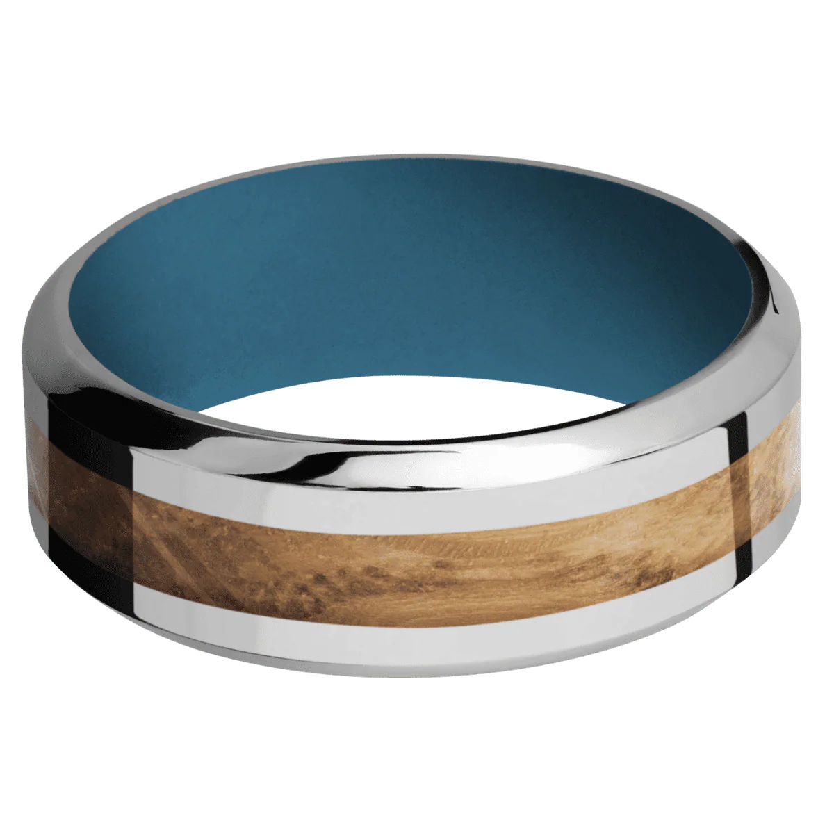 Titanium + Polish , Polish Finish + Royal Blue - Image 3