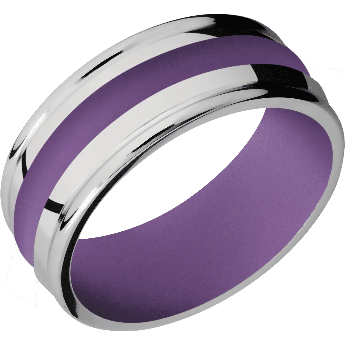 Titanium + Polish , Polish Finish + Wild Purple - Image 2