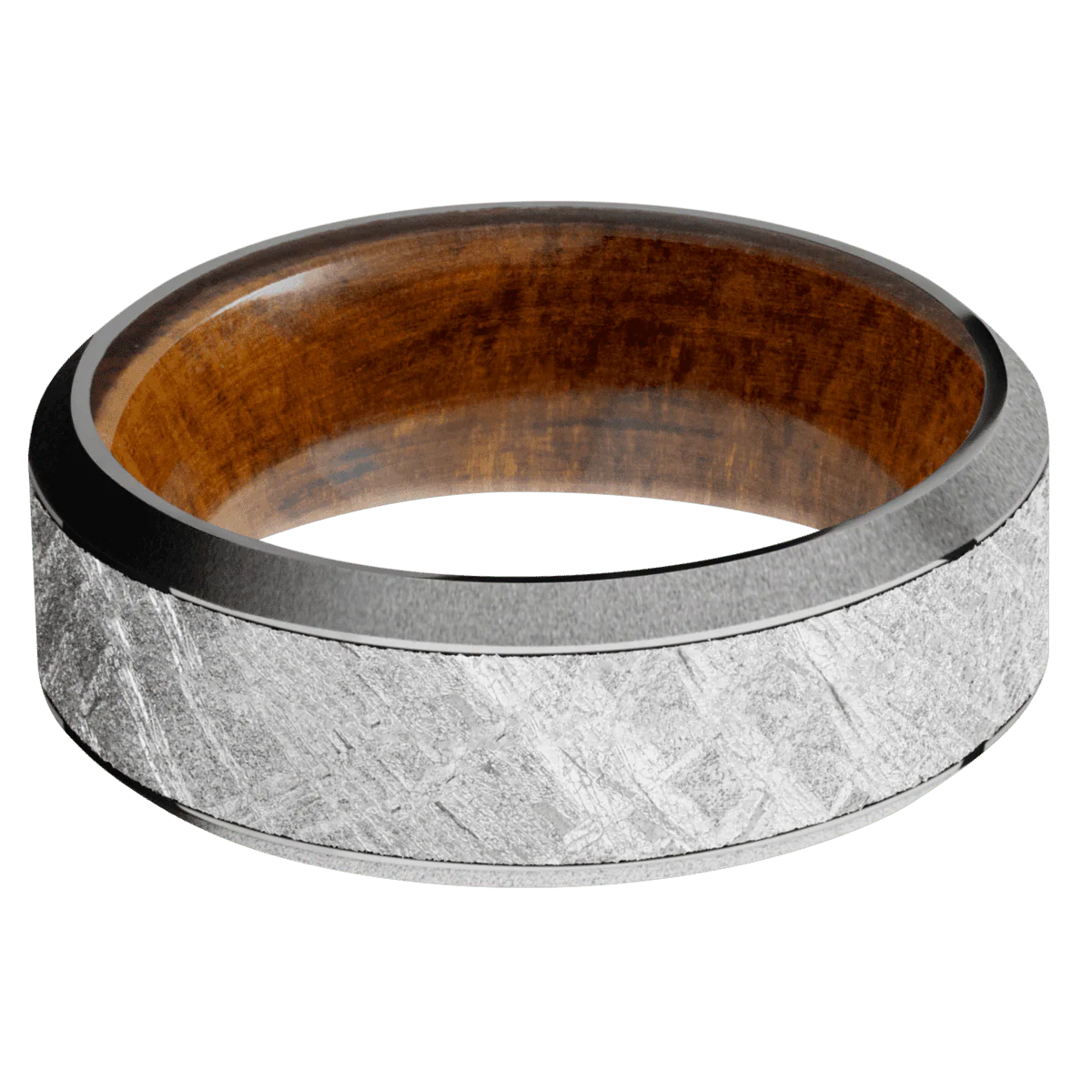 Titanium + Polish , Sand Finish + Desert Iron Wood - Image 3