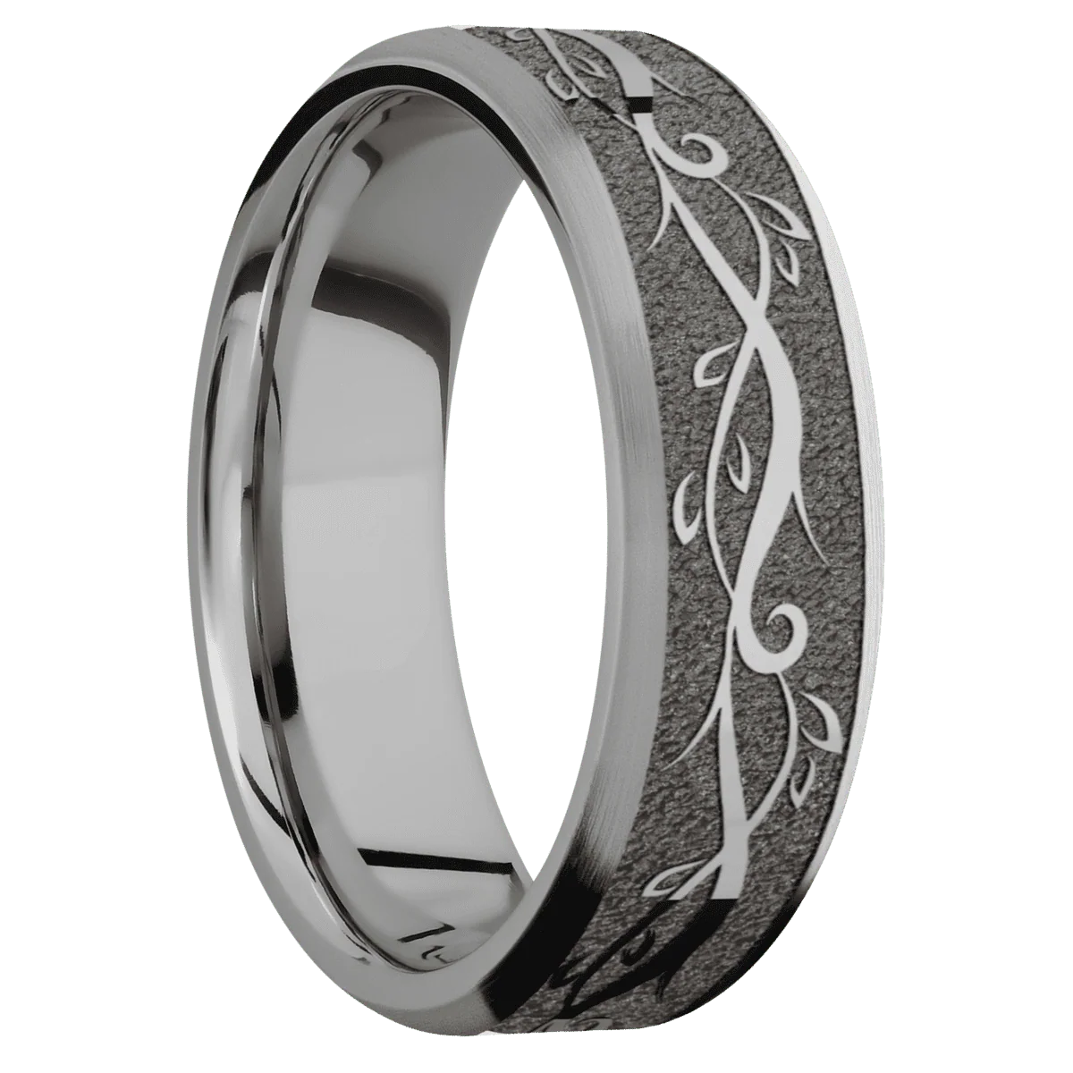 Titanium + Polish , Satin Finish