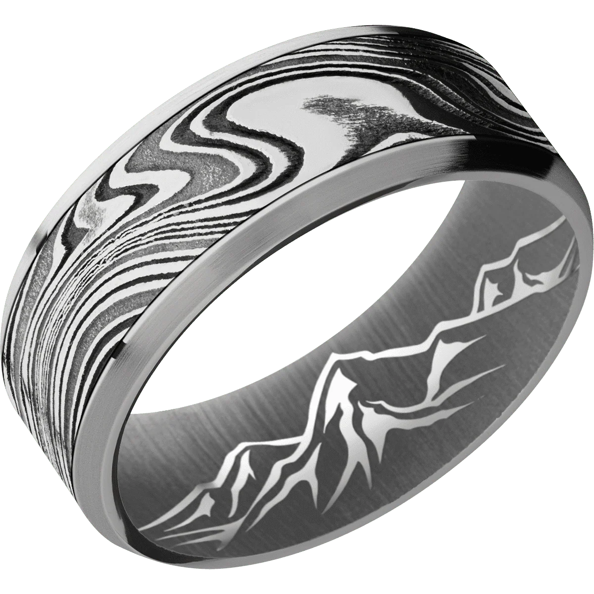 Titanium + Polish , Satin Finish - Image 2