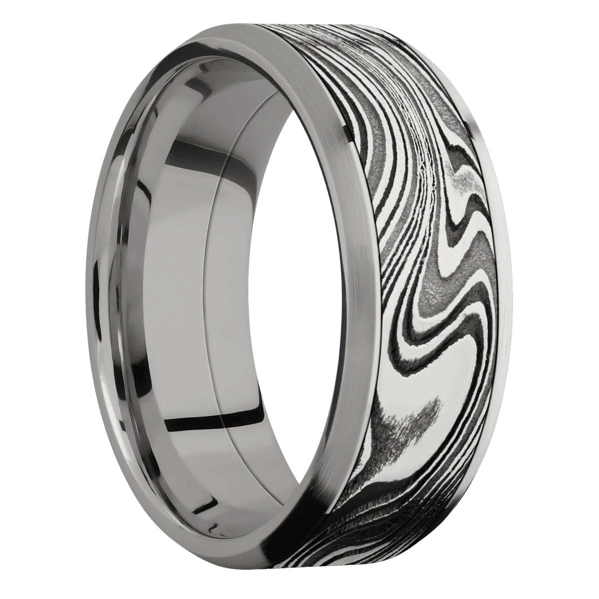 Titanium + Polish , Satin Finish