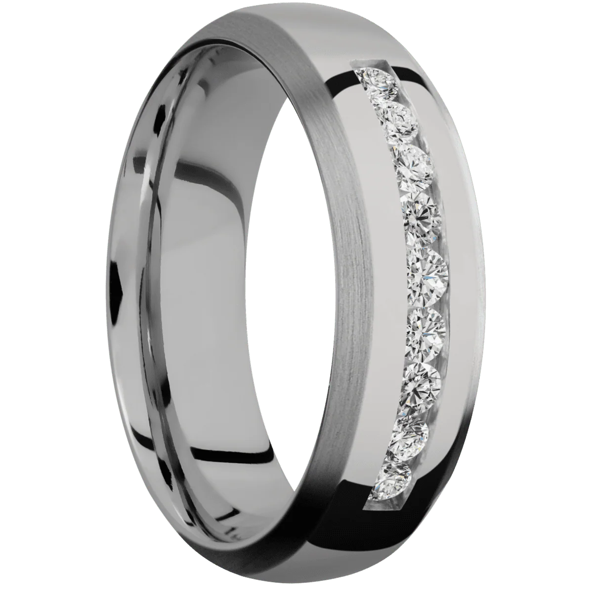 Titanium + Polish , Satin Finish