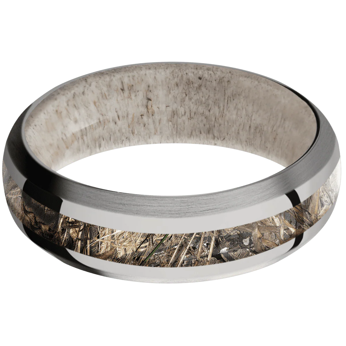 Titanium + Polish , Satin Finish + Antler - Image 3