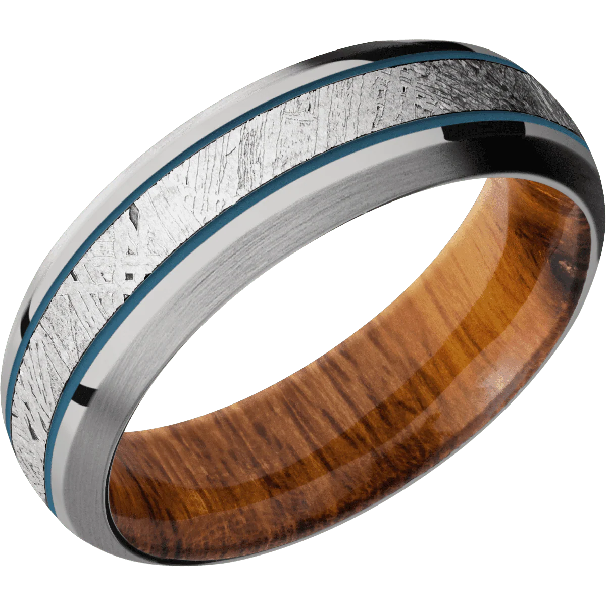Titanium + Polish , Satin Finish + Desert Iron Wood - Image 2