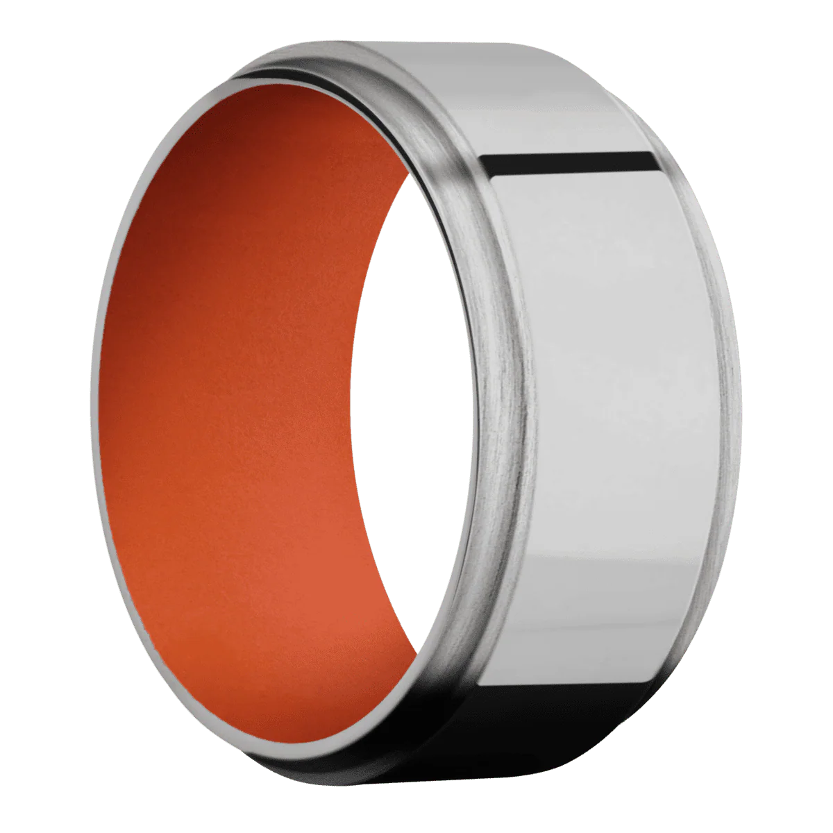 Titanium + Polish , Satin Finish + Hunter Orange