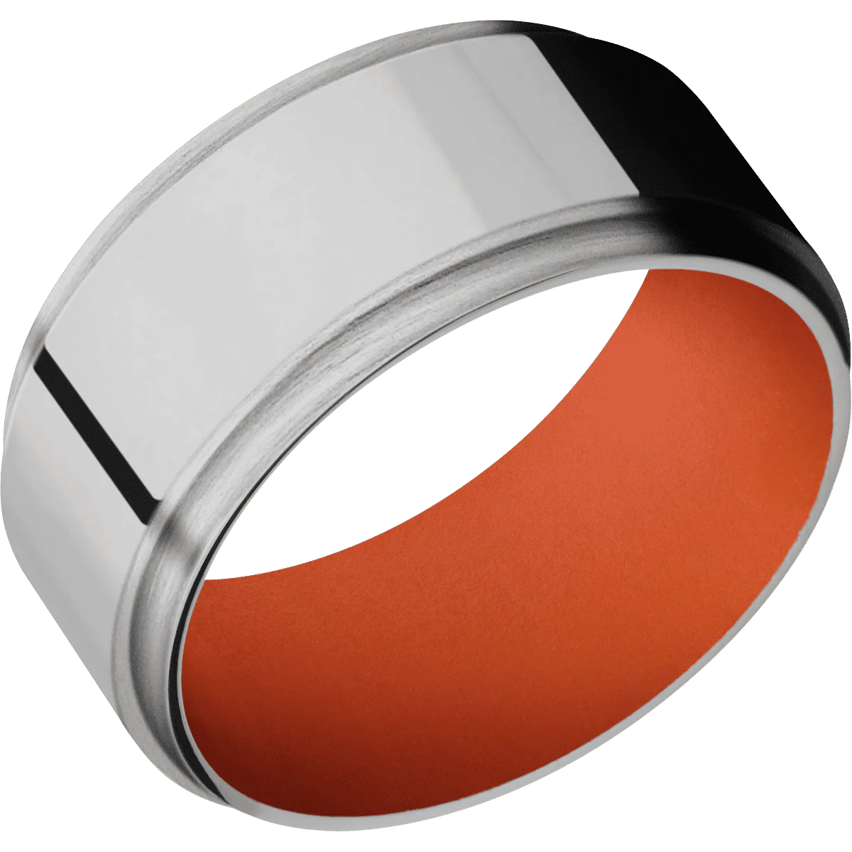 Titanium + Polish , Satin Finish + Hunter Orange - Image 2