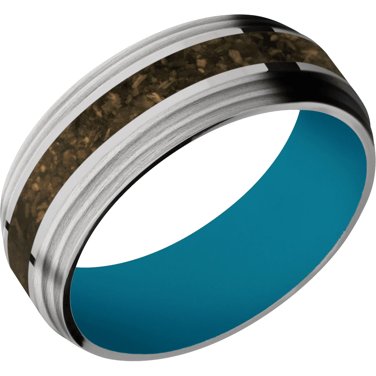 Titanium + Polish , Satin Finish + Sea Blue - Image 2