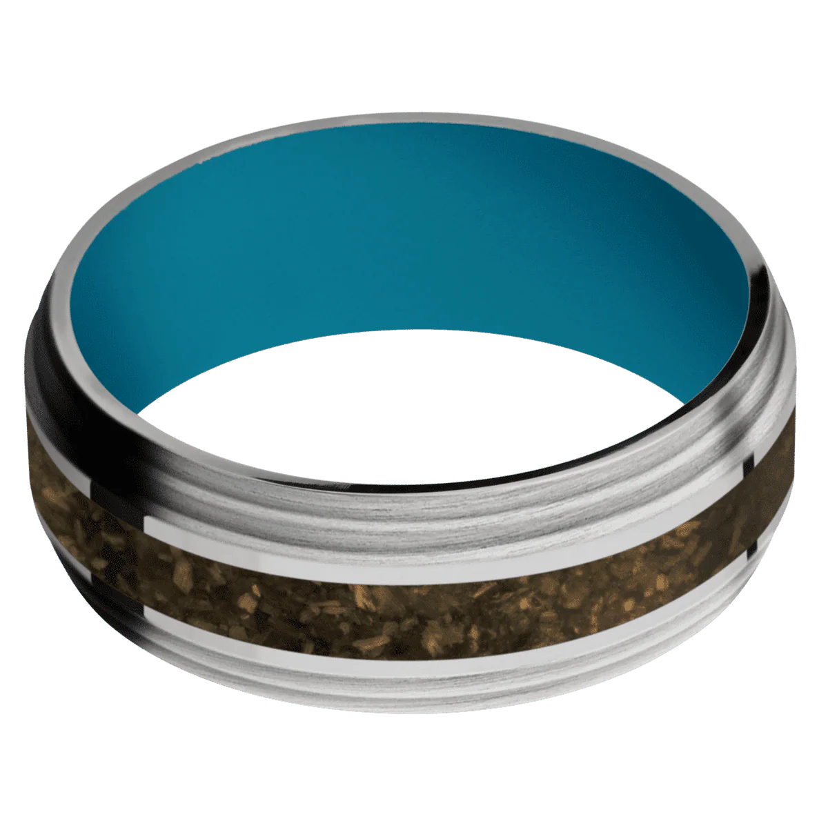 Titanium + Polish , Satin Finish + Sea Blue - Image 3