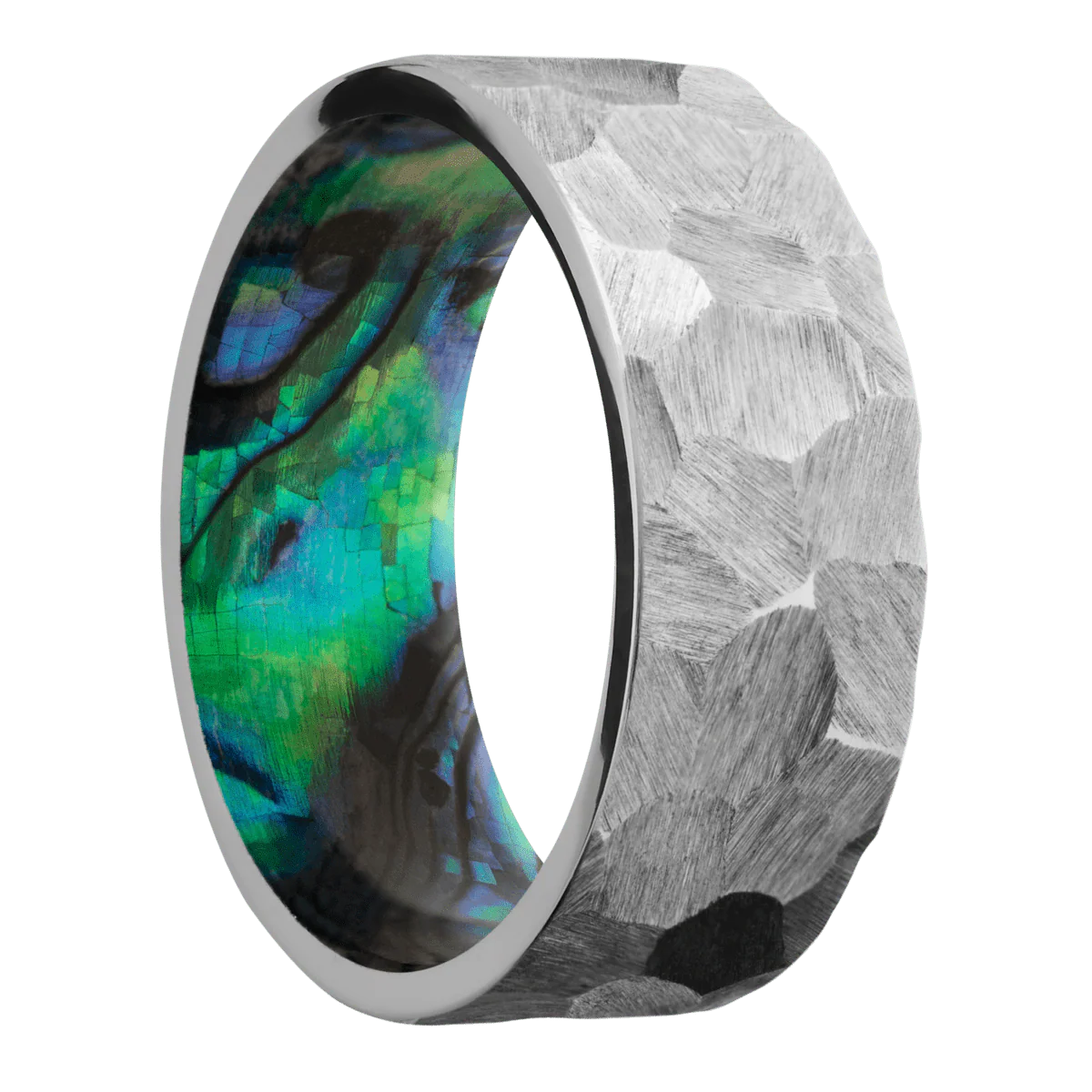 Titanium + Rock Finish + Abalone