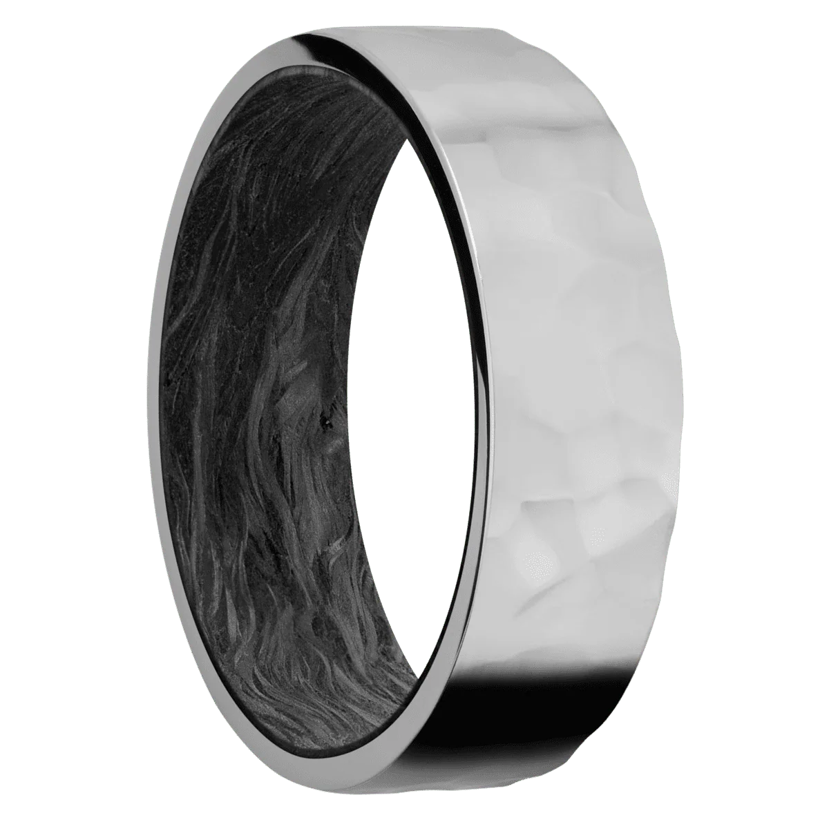 Titanium + Rockpolish Finish + Forged Carbon Fiber