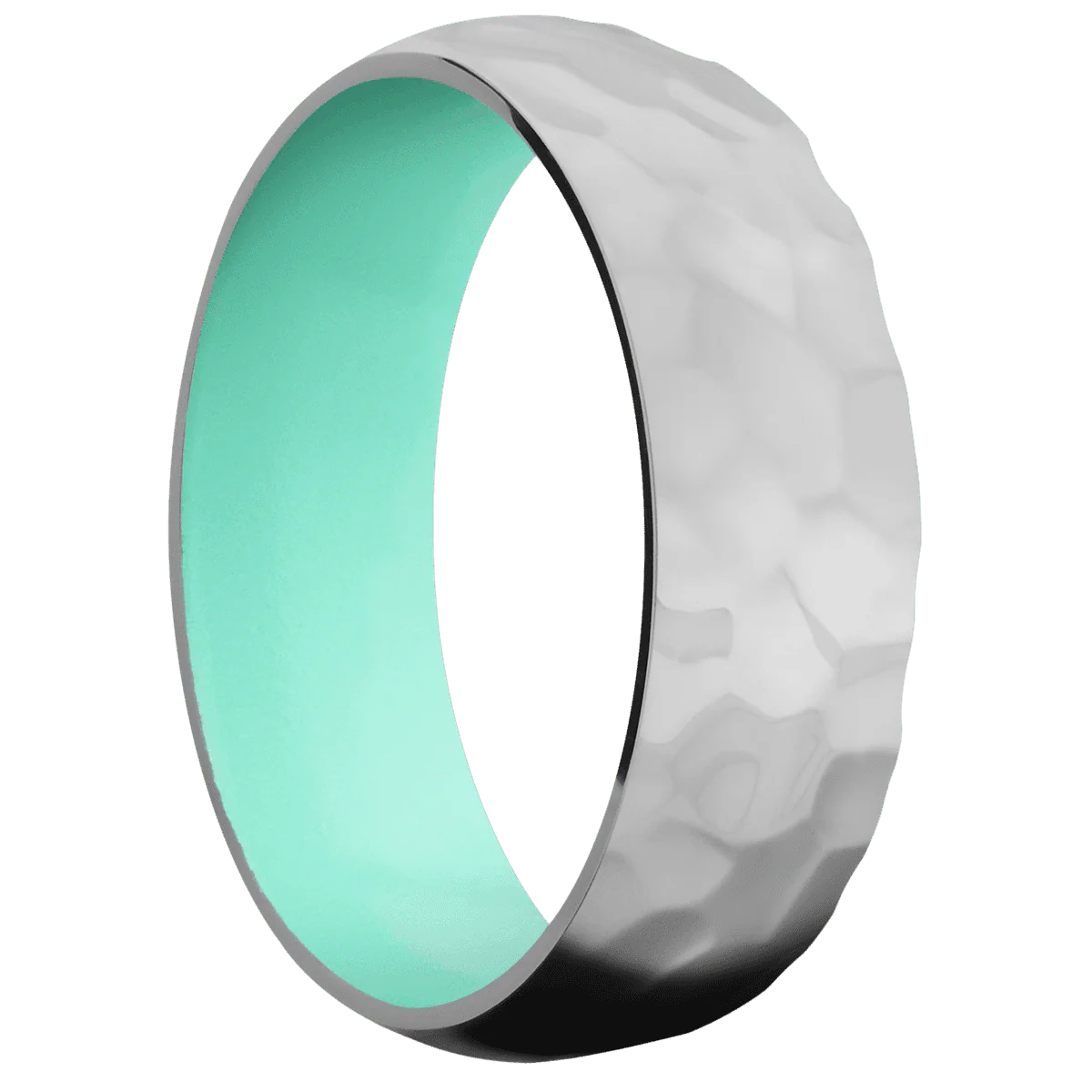 Titanium + Rockpolish Finish + Robins Egg Blue