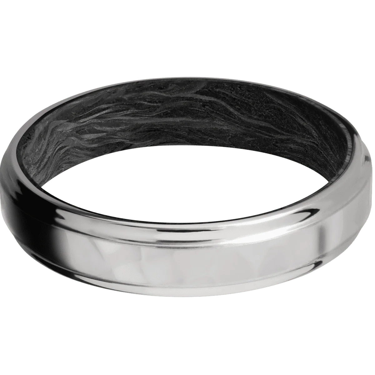 Titanium + Rockpolish , Polish Finish + Forged Carbon Fiber - Image 3