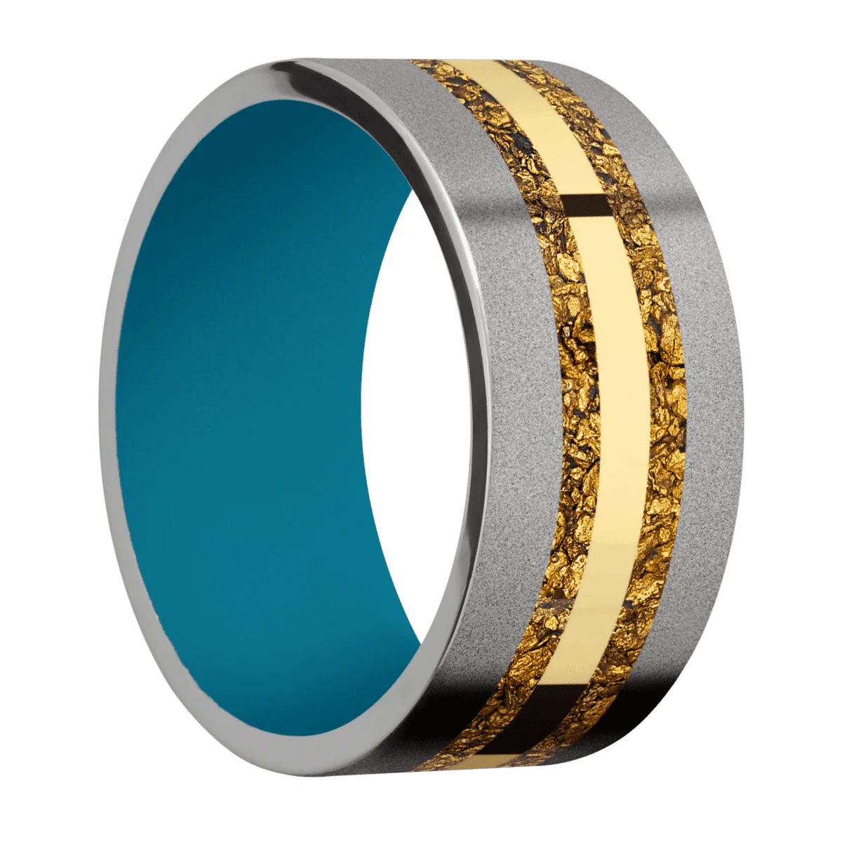 Titanium + Sand Finish + Sea Blue