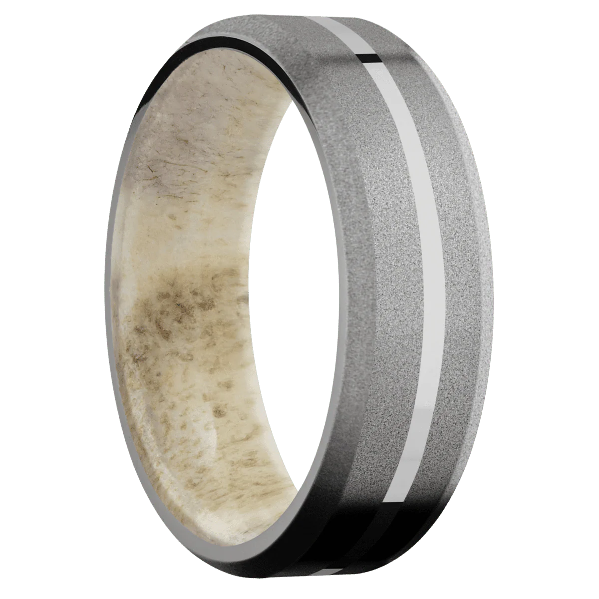 Titanium + Sand , Sand Finish + Antler