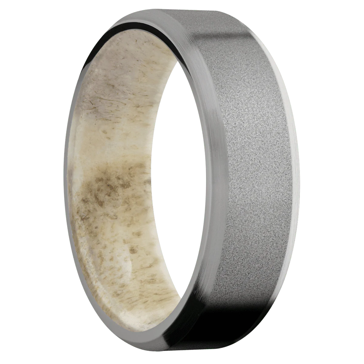 Titanium + Sand , Satin Finish + Antler