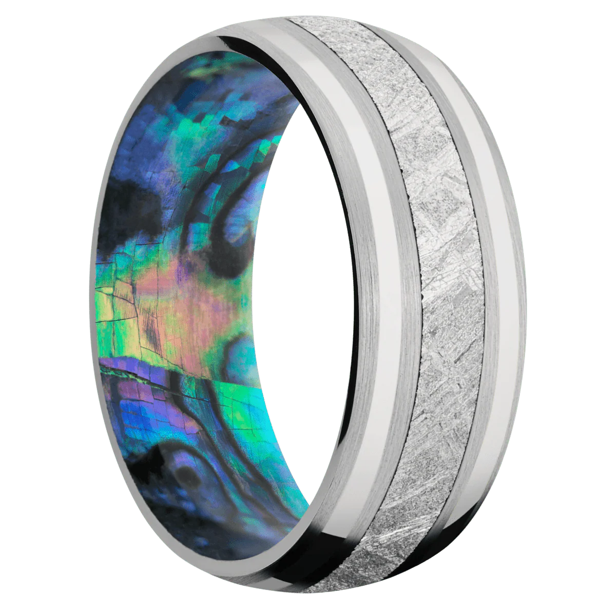 Titanium + Satin Finish + Abalone