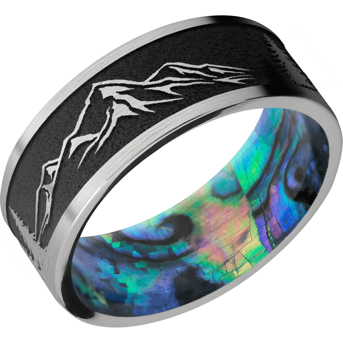 Titanium + Satin Finish + Abalone - Image 2
