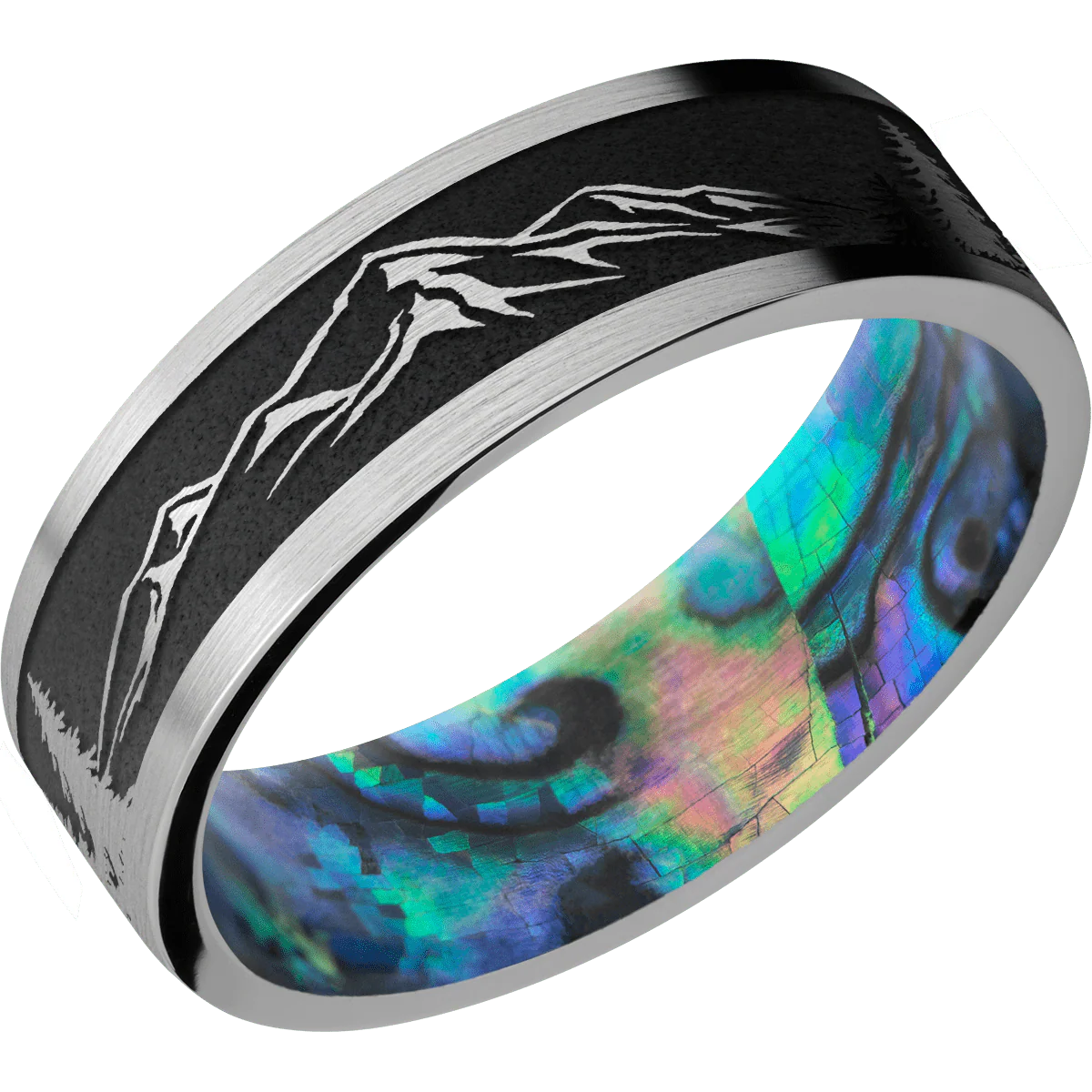 Titanium + Satin Finish + Abalone - Image 2