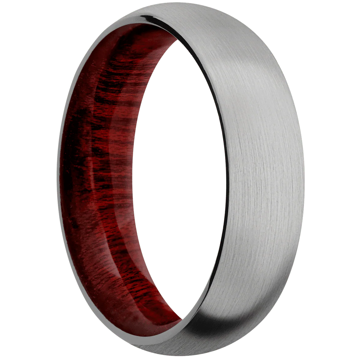 Titanium + Satin Finish + Blood Wood