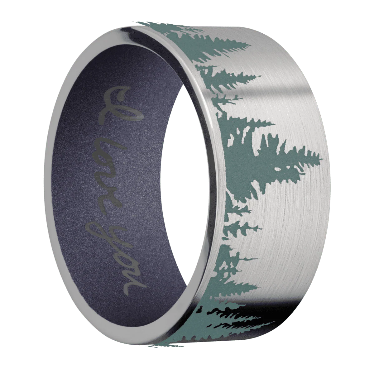 Titanium + Satin Finish + Crushed Orchid