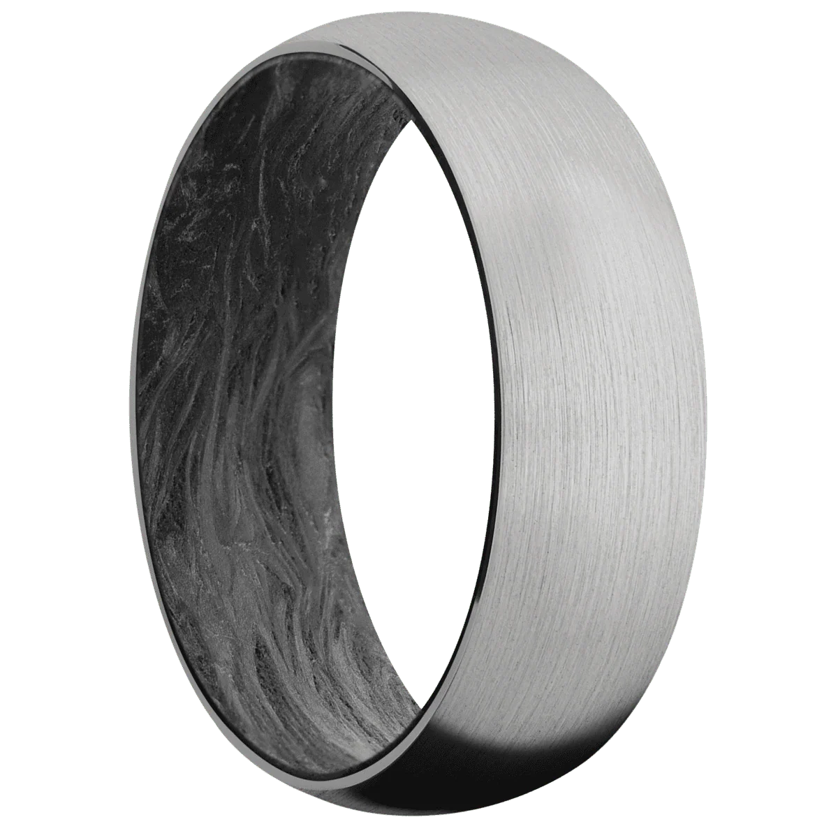 Titanium + Satin Finish + Forged Carbon Fiber