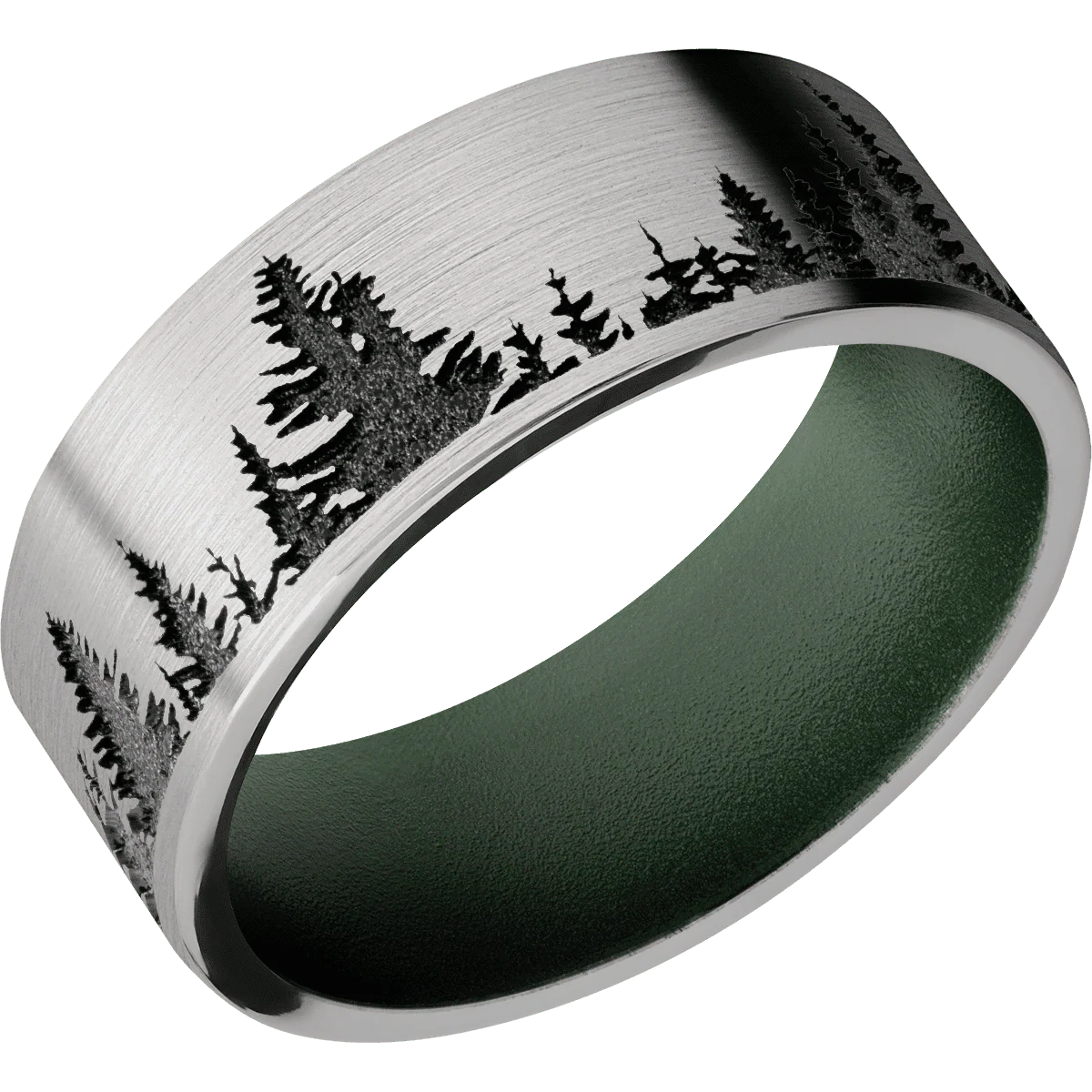 Titanium + Satin Finish + Highland Green - Image 2
