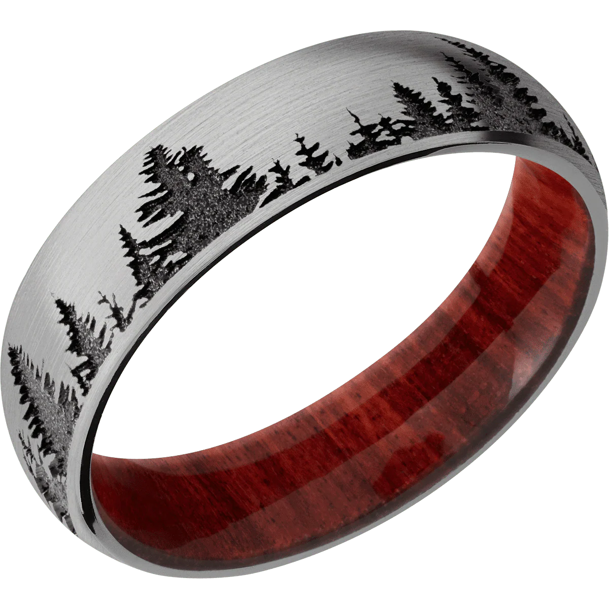Titanium + Satin Finish + Red Heart - Image 2