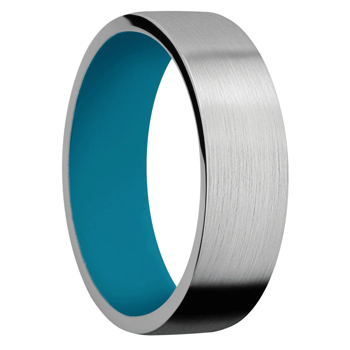 Titanium + Satin Finish + Sea Blue