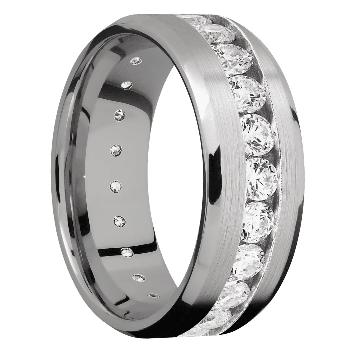 Titanium + Satin , Polish Finish